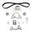 US Motor Works USTK287 Engine Timing Belt Kit with Water Pump