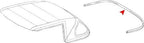 URO 1077710098 Convertible / Hard Top Seal - Rear