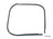 URO 1077900198 Convertible / Hard Top Seal - Rear
