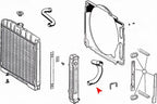 URO 1085010482 Radiator Coolant Hose - Lower