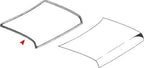 URO 1087500077 Trunk Lid Seal - Rear
