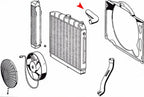 URO 1165010782 Radiator Coolant Hose - Upper