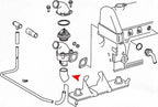 URO 1272030082 Engine Coolant Bypass Hose
