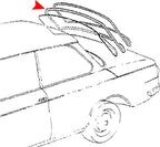 URO 51317440154 Back Glass Seal