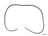 URO 51711884149 Trunk Lid Seal - Rear