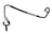 URO 95534745101 Power Steering Pressure Hose