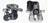 VNE 343642 Disc Brake Caliper - Rear Left