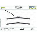 Valeo 577950 Wiper Blade Set - Front