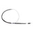Vaico V10-30134 Parking Brake Cable - Rear or Rear Right