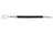 Vaico V10-4193 Brake Hydraulic Hose - Rear Left Outer or Rear Right Outer