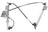 Vaico V20-8705 Window Regulator - Front Left or Left