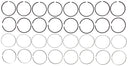 Mahle 41909.030 Engine Piston Ring Set