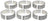Clevite CB-1591P(6) Engine Connecting Rod Bearing Set