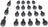 Mahle GS33637 Engine Valve Cover Bolt Kit