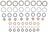 Mahle GS33711 Fuel Injector Seal Kit