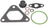 Mahle GS33973 Turbocharger Mounting Gasket Set