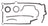 Mahle JV1070 Engine Timing Cover Gasket Set