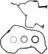 Mahle JV5072 Engine Timing Cover Gasket Set