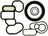 Mahle JV5083 Engine Timing Cover Gasket Set