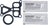 Mahle JV5161 Engine Timing Cover Gasket Set