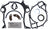 Mahle JV932 Engine Timing Cover Gasket Set