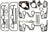 Mahle MIS16166 Engine Intake Manifold Gasket Set