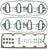 Mahle MIS16340 Engine Intake Manifold Gasket Set
