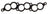 Mahle MS15404 Fuel Injection Plenum Gasket