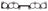 Mahle MS15476 Fuel Injection Plenum Gasket