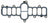 Mahle MS16295 Fuel Injection Plenum Gasket