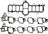 Mahle MS19371 Engine Intake Manifold Gasket Set