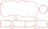 Mahle MS20553 Engine Intake Manifold Gasket Set