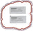 Mahle OS32298 Engine Oil Pan Gasket Set - Lower