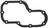 Mahle OS32303 Engine Oil Pan Gasket - Lower