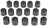 Mahle SS45804 Engine Valve Stem Oil Seal Set - Intake and Exhaust