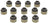 Mahle SS45870A Engine Valve Stem Oil Seal Set - Intake and Exhaust