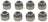 Mahle SS45939 Engine Valve Stem Oil Seal Set - Intake and Exhaust