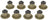 Mahle SS45969 Engine Valve Stem Oil Seal Set - Exhaust