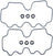 Mahle VS50149 Engine Valve Cover Gasket Set
