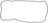 Mahle VS50406SL Engine Valve Cover Gasket - Left