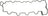 Mahle VS50442SR Engine Valve Cover Gasket - Right
