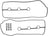 Mahle VS50484 Engine Valve Cover Gasket Set