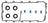 Mahle VS50636SL Engine Valve Cover Gasket - Left