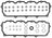 Mahle VS50742 Engine Valve Cover Gasket Set - Upper