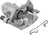 BBB Industries 99-02378A Disc Brake Caliper - Rear Right