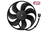 Vemo V15-01-1845-1 Engine Cooling Fan Motor - Left