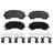 Wagner Brake QC1736 Disc Brake Pad Set - Front