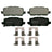 Wagner Brake ZD1841 Disc Brake Pad Set - Rear