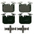 Wagner Brake ZD1880 Disc Brake Pad Set - Front
