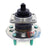 InMotion WA512152 Wheel Bearing and Hub Assembly - Rear
